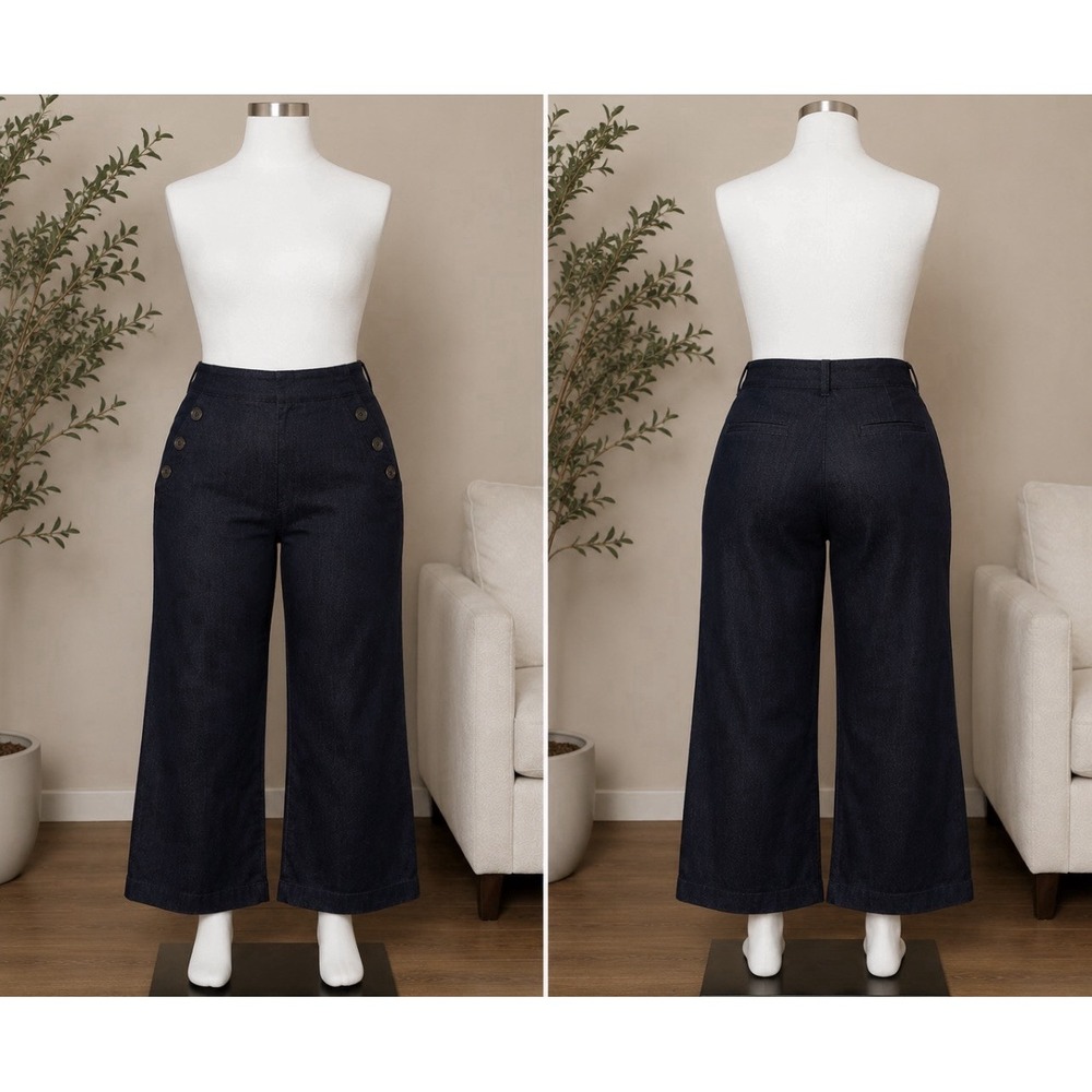 New Size 14 Worthington Modern Fit Dark Denim Blue Pants #1273*14 (JFT)-